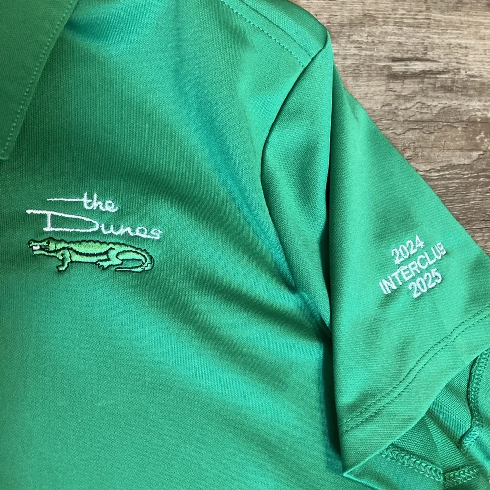 Adidas Dunes Club Women's XL Green Golf Polo 24 25‎ Interclub